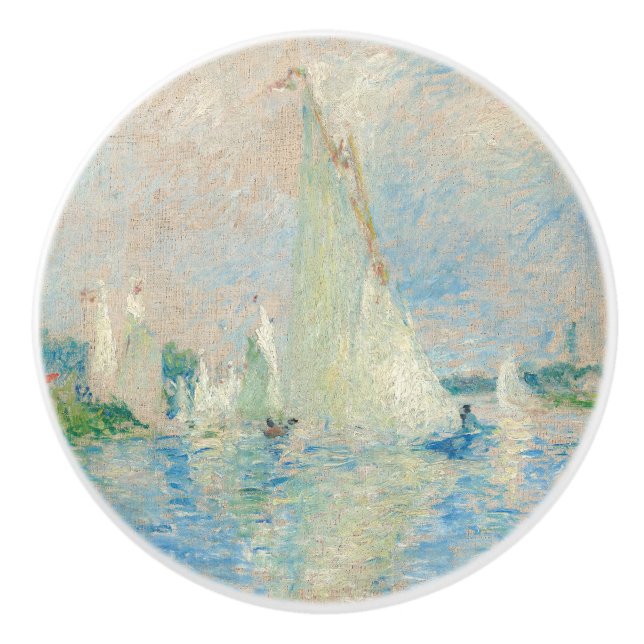 Pierre-Auguste Renoir - Regatta vid Argenteuil Knopp (Framsidan)