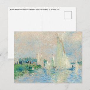 Pierre-Auguste Renoir - Regatta vid Argenteuil Vykort