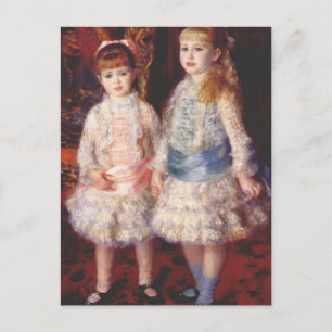 Pierre-Auguste Renoir- Rosa och Blue Vykort