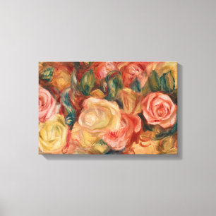 Pierre-Auguste Renoir - Rosor Canvastryck