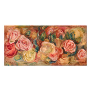 Pierre-Auguste Renoir - Rosor Fototryck