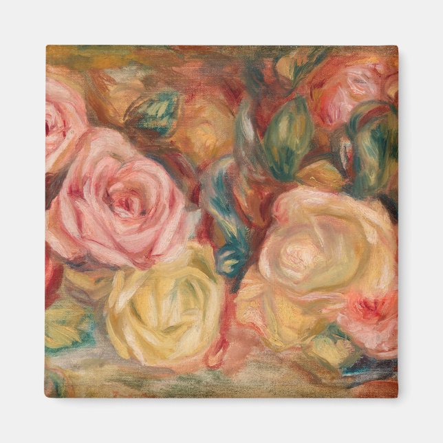 Pierre-Auguste Renoir - Rosor Magnet (Framsidan)