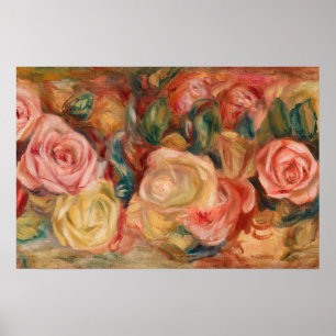Pierre-Auguste Renoir - Rosor Poster