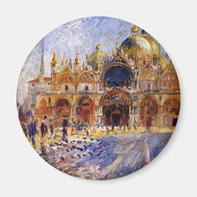 Pierre Auguste Renoir - San Marco Plaza Magnet (Framsidan)
