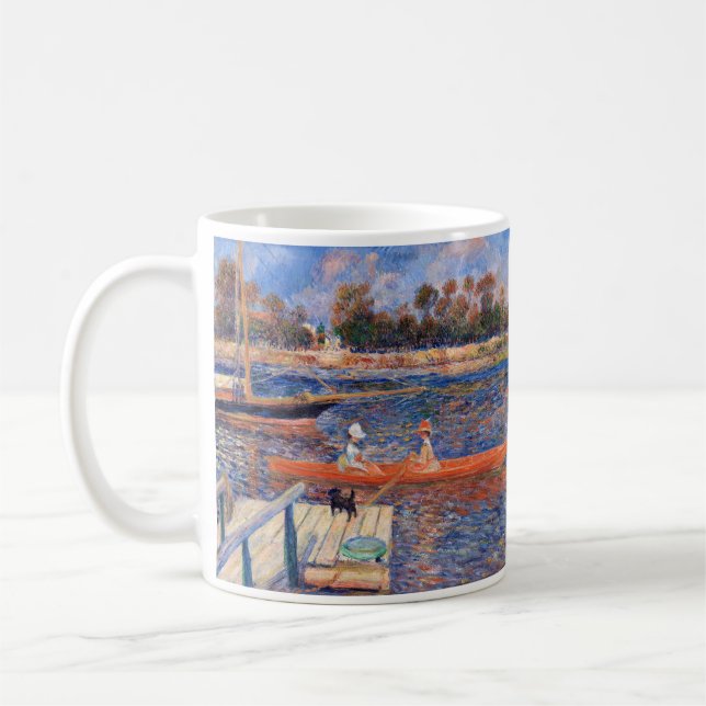 Pierre-Auguste Renoir - Seinen i Argentina Kaffemugg (Vänster)