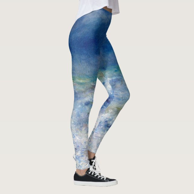 Pierre-Auguste Renoir - Sjölandskapet Leggings (Höger)