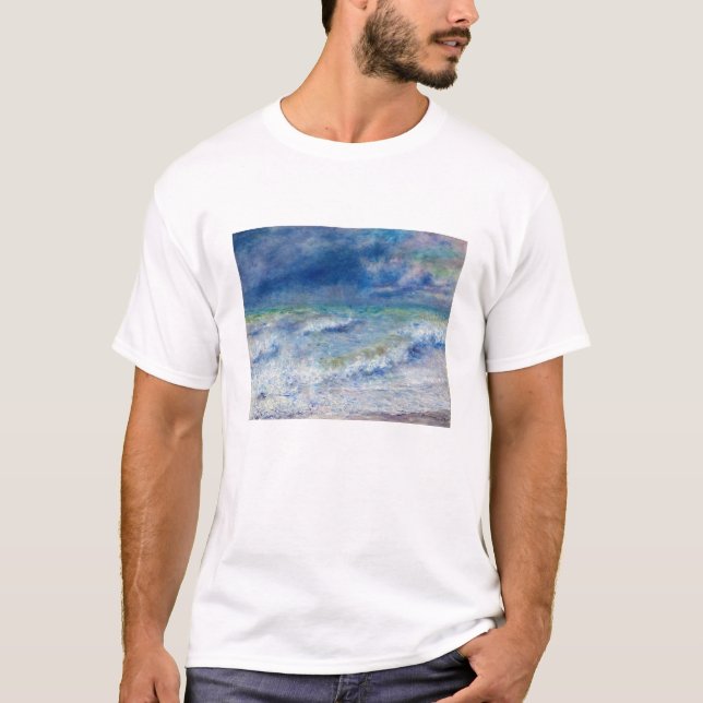 Pierre-Auguste Renoir - Sjölandskapet T Shirt (Framsida)