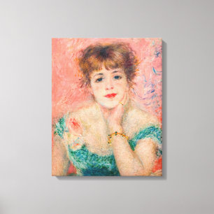Pierre-Auguste Renoir - Skådespelerskan Jeanne Sam Canvastryck