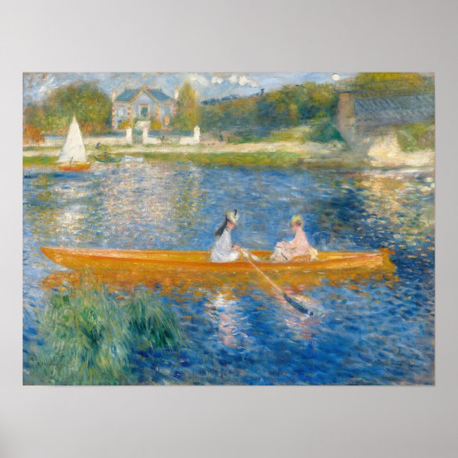 Pierre-Auguste Renoir - Skiff Poster (Framsidan)