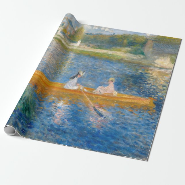 Pierre-Auguste Renoir - Skiff Presentpapper (Utrullad)
