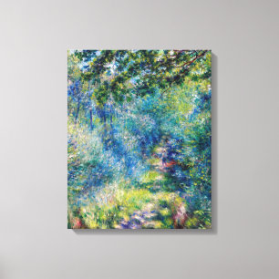 Pierre-Auguste Renoir - Stig i skogen Canvastryck