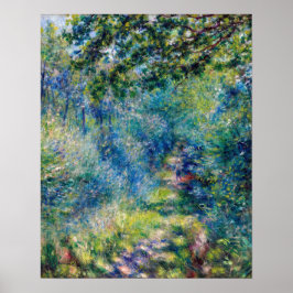 Pierre-Auguste Renoir - Stig i skogen Poster
