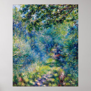 Pierre-Auguste Renoir - Stig i skogen Poster