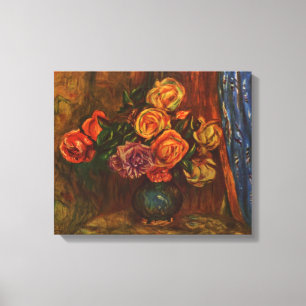 Pierre Auguste Renoir still Life med Ro Canvastryck