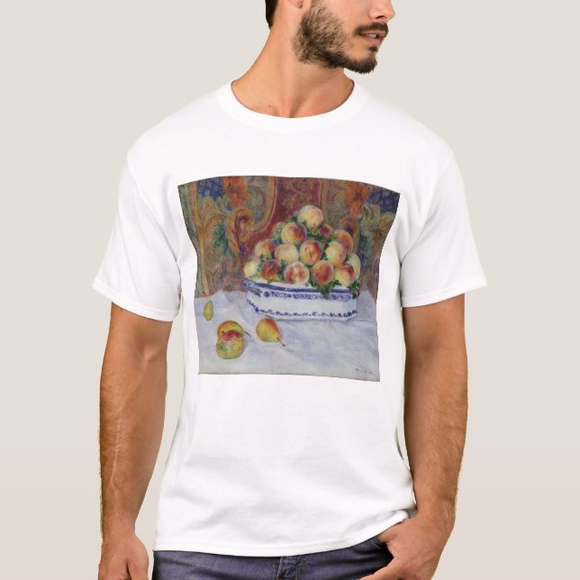 Pierre Auguste Renoir | stilleben med persikor Tee Shirt (Framsida)