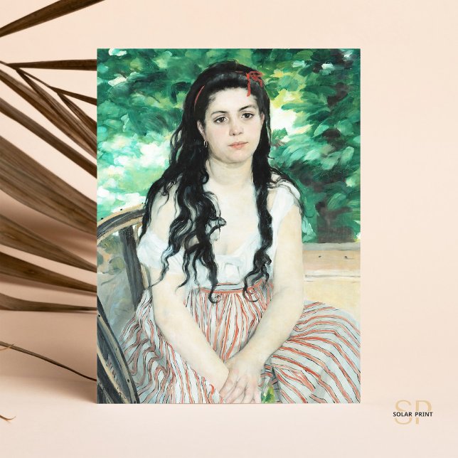 Pierre-Auguste Renoir Summer 1868 Painting Art Vykort (Skapare uppladdad)