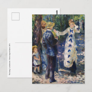 Pierre-Auguste Renoir - Svängande gunga Vykort