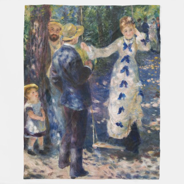 Pierre-Auguste Renoir - Swing Fleecefilt (Framsidan)