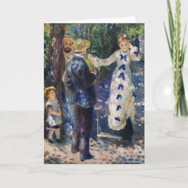 Pierre-Auguste Renoir - Swing Kort (Framsida)