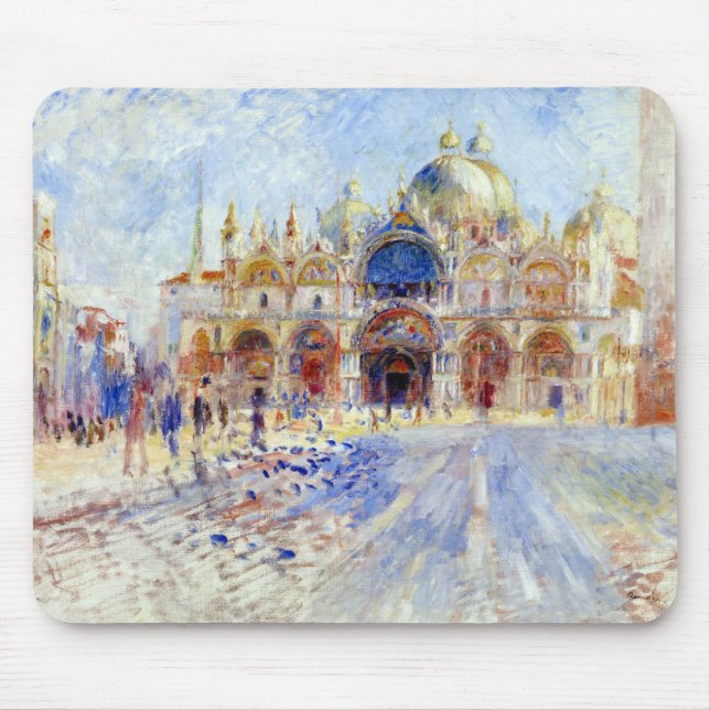 Pierre Auguste Renoir The Piazza San Marco, Venedi Musmatta (Framsidan)