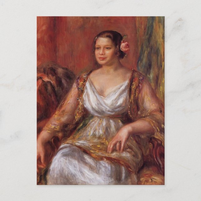 Pierre-Auguste Renoir-Tilla Durieux Vykort (Framsida)