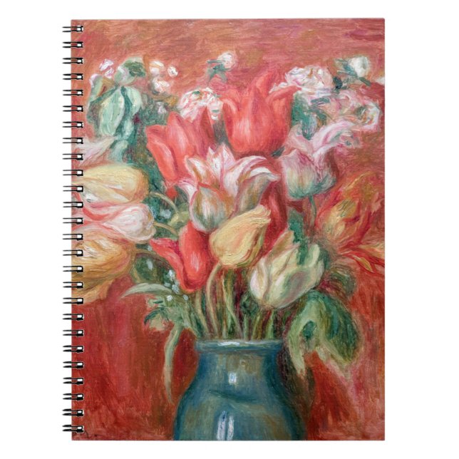 Pierre-Auguste Renoir - Tulip Bouquet Anteckningsbok (Framsidan)