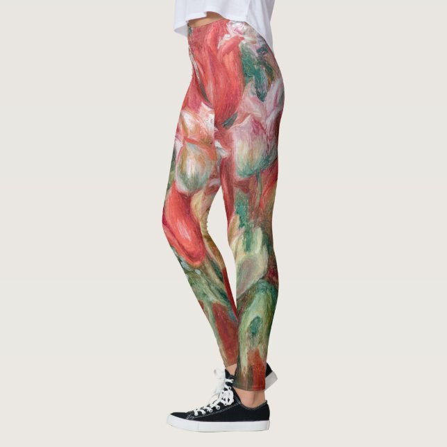 Pierre-Auguste Renoir - Tulip Bouquet Leggings (Vänster)