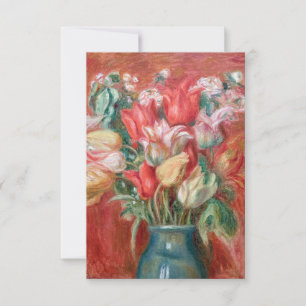 Pierre-Auguste Renoir - Tulip Bouquet Tack Kort