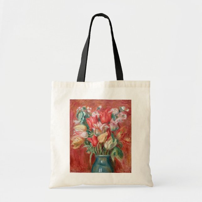 Pierre-Auguste Renoir - Tulip Bouquet Tygkasse (Framsidan)