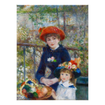 Pierre-Auguste Renoir två systrar CC0524