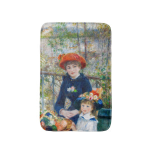 Pierre-Auguste Renoir - två systrar på Terrace Badrumsmatta
