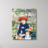 Pierre-Auguste Renoir - två systrar på Terrace