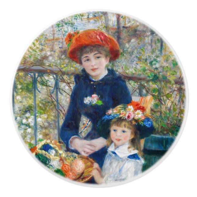 Pierre-Auguste Renoir - två systrar på Terrace Knopp (Framsidan)