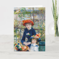 Pierre-Auguste Renoir - två systrar på Terrace