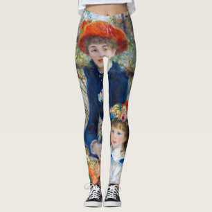 Pierre-Auguste Renoir - två systrar på Terrace Leggings