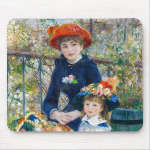 Pierre-Auguste Renoir - två systrar på Terrace Musmatta
