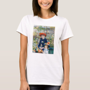 Pierre-Auguste Renoir - två systrar på Terrace T Shirt