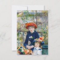 Pierre-Auguste Renoir - två systrar på Terrace