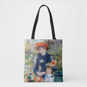 Pierre-Auguste Renoir - två systrar på Terrace Tygkasse