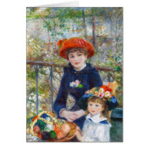 Pierre-Auguste Renoir Two-systrar på terace