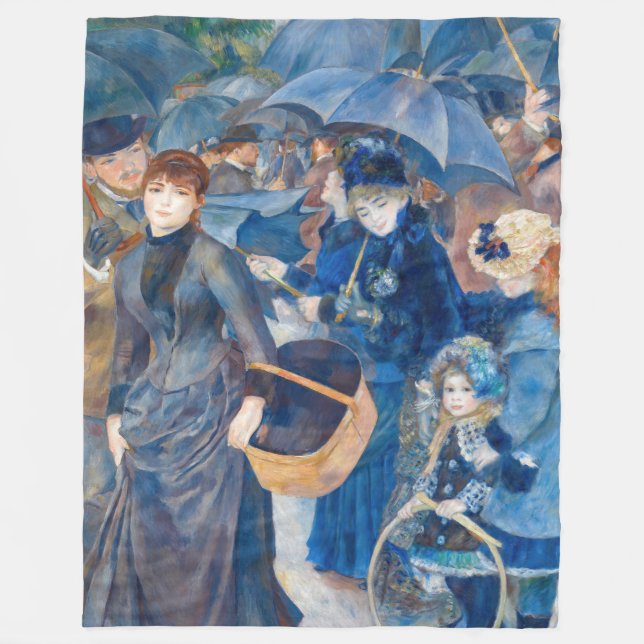 Pierre-Auguste Renoir - Umbrellas Fleecefilt (Framsidan)