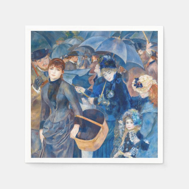 Pierre-Auguste Renoir - Umbrellas Pappersservett (Framsidan)
