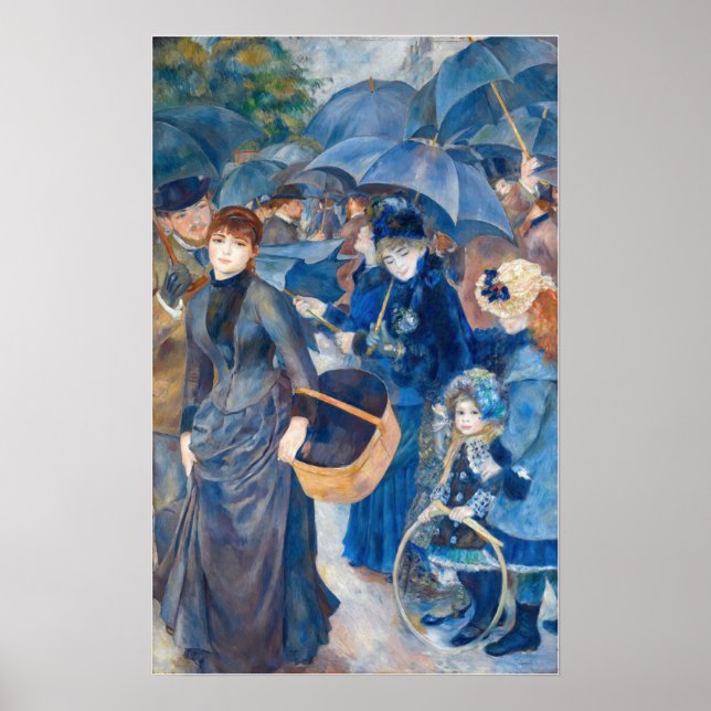 Pierre-Auguste Renoir - Umbrellas Poster (Framsidan)