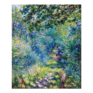 Pierre-Auguste Renoir - Väg i skogen Fototryck