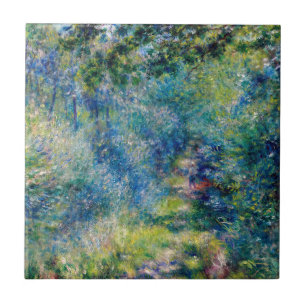 Pierre-Auguste Renoir - Väg i skogen Kakelplatta