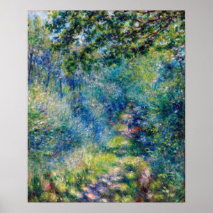 Pierre-Auguste Renoir - Väg i skogen Poster