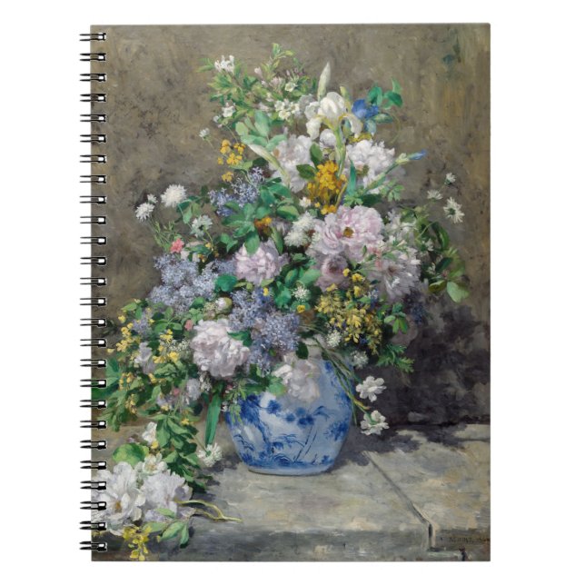 Pierre-Auguste Renoir - Vår Bouquet Anteckningsbok (Framsidan)