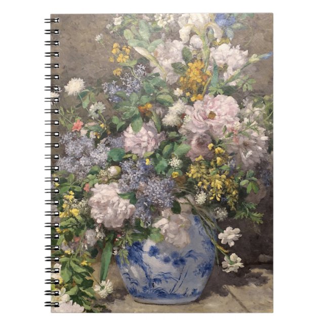 Pierre-Auguste Renoir Vår Bouquet Anteckningsbok (Framsidan)