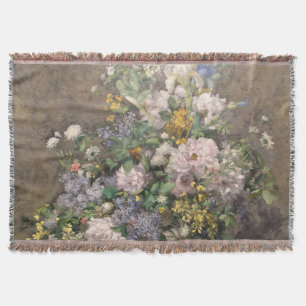 Pierre-Auguste Renoir Vår Bouquet Filt