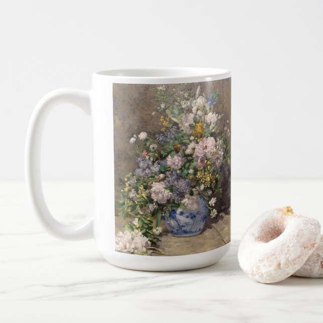 Pierre-Auguste Renoir Vår Bouquet Kaffemugg (Med munk)